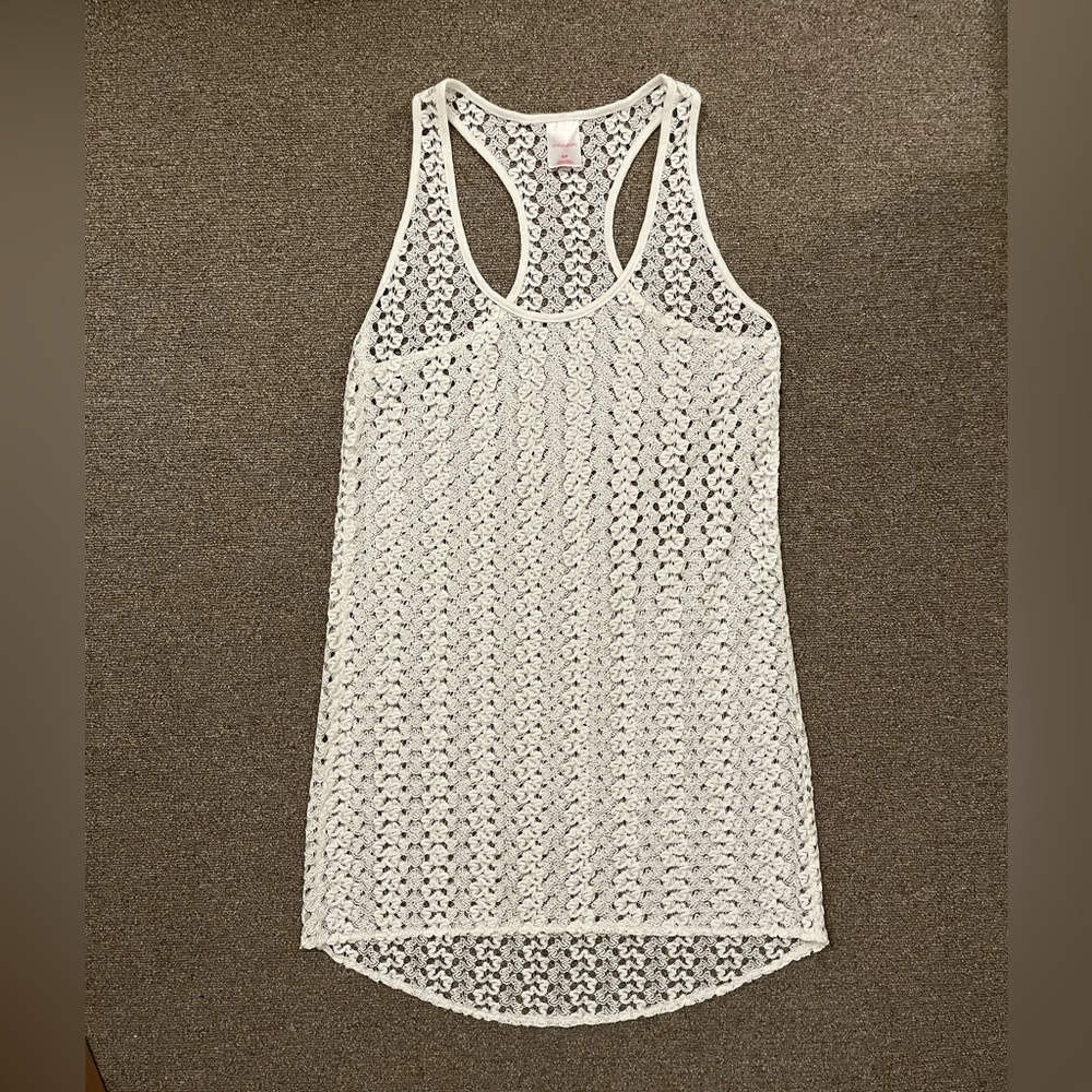 Xhilaration S/P White Swim Coverup